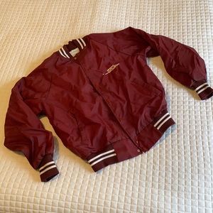 Men’s Vintage Maroon Varsity Jacket